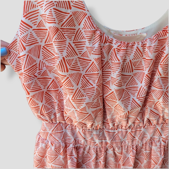 ANNABELLA Peekaboo Back Sundress Red Orange - Picture 2 of 13